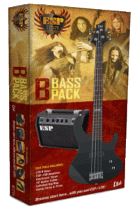 ESP Metal bass guitar pack
