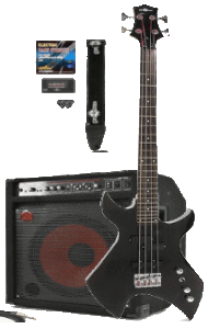Harlem Bass Guitar + 150W Power Pack